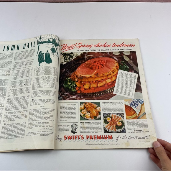 Vintage Pictorial Review Magazine November 1938 Thanksgiving Story - Picture 7 of 9